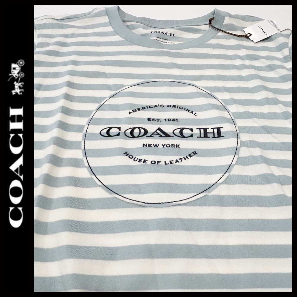 Coach Striped T-shirt NWT